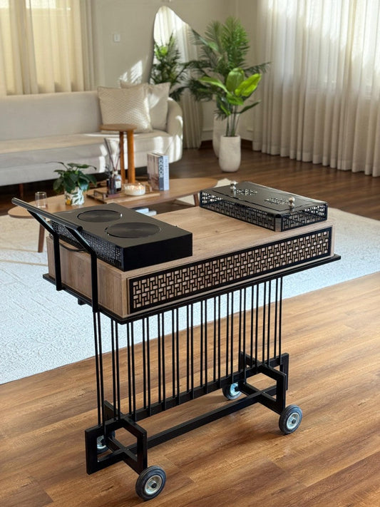 عربة تقديم فاخرة 